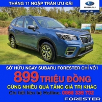 GIÁ XE SUBARU FORESTER I.L - SIÊU KHUYẾN MÃI