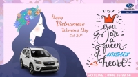 Subaru Gò Vâp mừng ngày Phụ nữ Việt Nam 20/10 bằng ưu đãi cực lớn