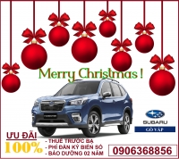 SUBARU GÒ VẤP - KÍNH CHÚC KHÁCH HÀNG GIÁNG SINH AN LÀNH BẰNG CHƯƠNG TRÌNH KHUYẾN MÃI LỚN NHẤT NĂM 2021